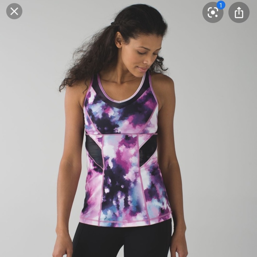 Lululemon Tank Blue/Purple/Pink Size 6